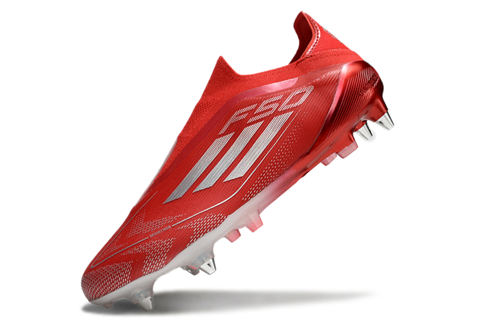 Adidas F50 Elite Laceless SG - Vermelho