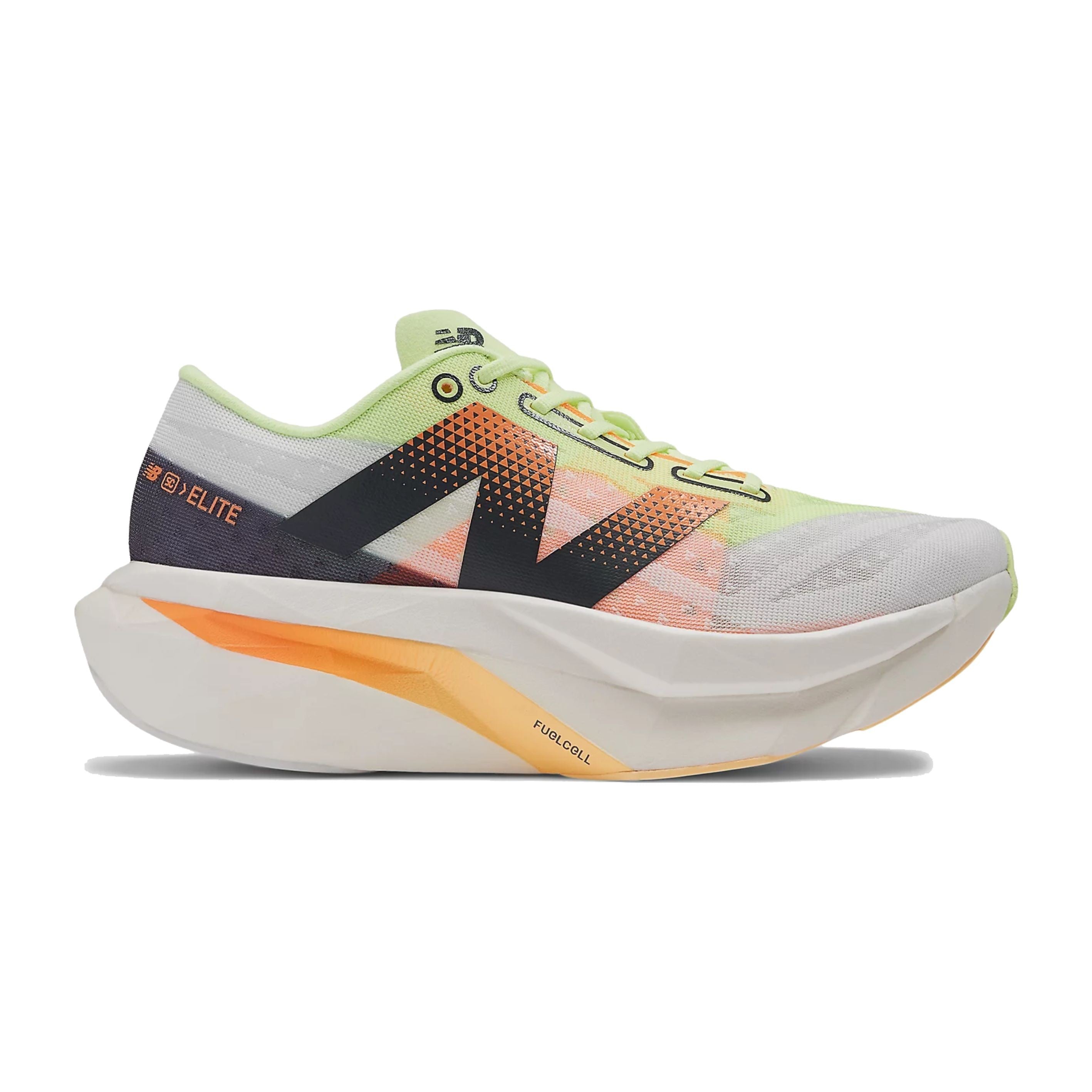 Tênis New Balance FuelCell SuperComp Elite V4 Masculino Branco/Laranja