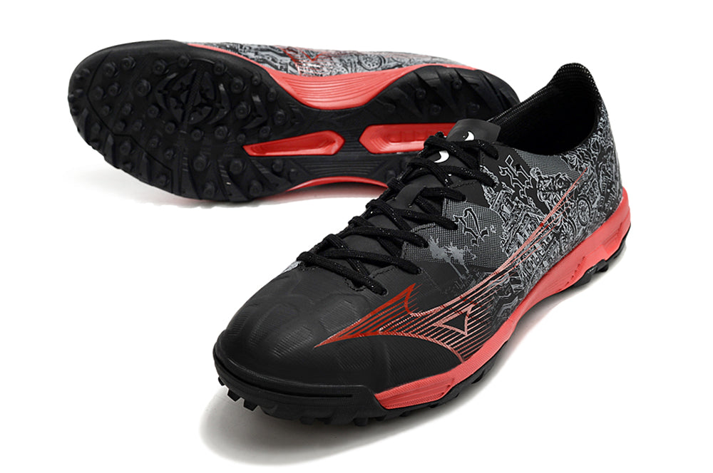 Chuteira Society Mizuno Alpha TF Elite + Brindes
