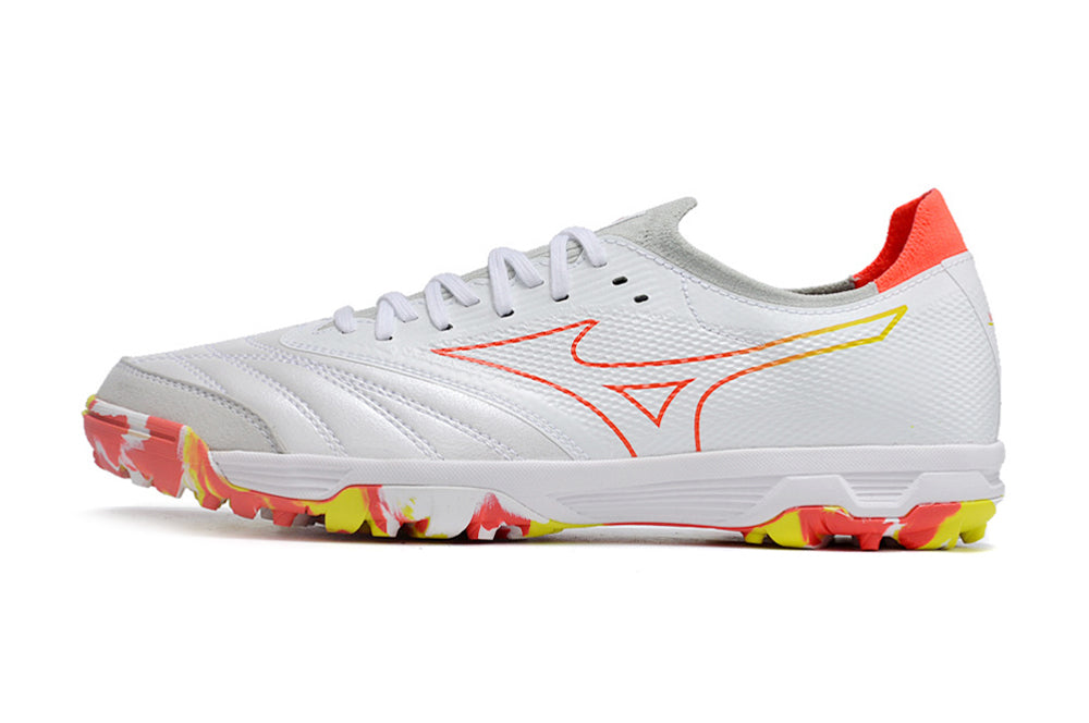 Chuteira Society Mizuno Morelia TF Elite + Brindes