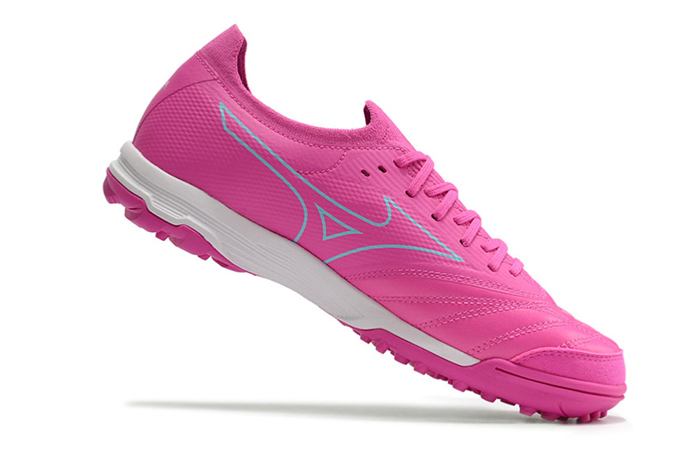 Chuteira Society Mizuno Morelia TF Elite + Brindes