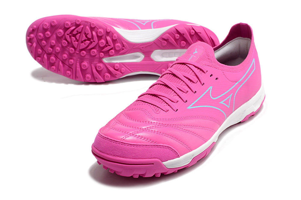 Chuteira Society Mizuno Morelia TF Elite + Brindes