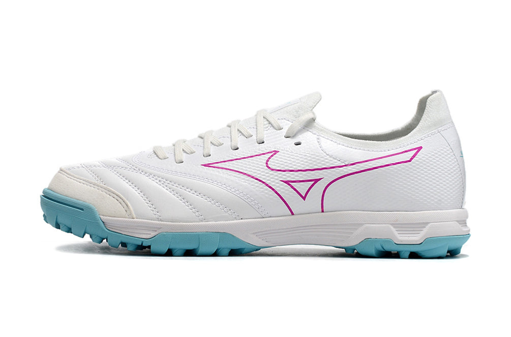 Chuteira Society Mizuno Morelia TF Elite + Brindes
