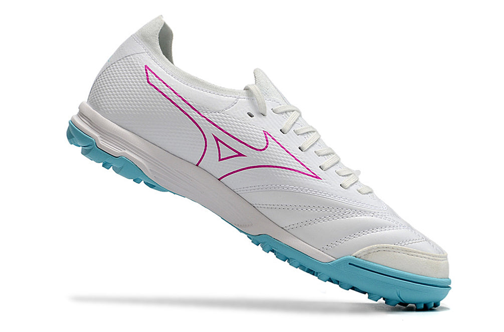 Chuteira Society Mizuno Morelia TF Elite + Brindes
