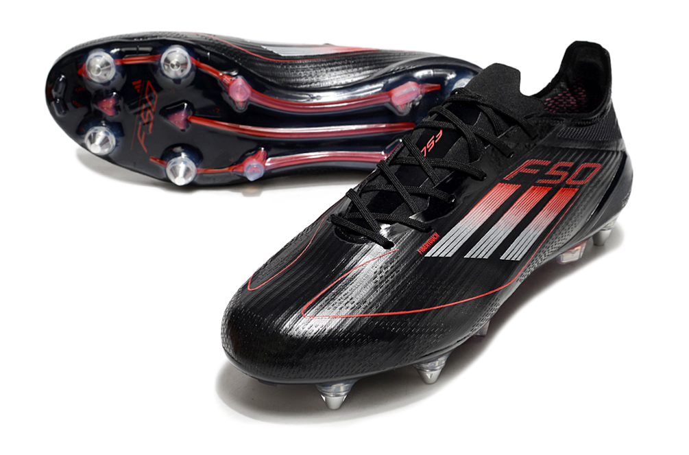 Adidas F50 Elite SG - Preto Vermelho