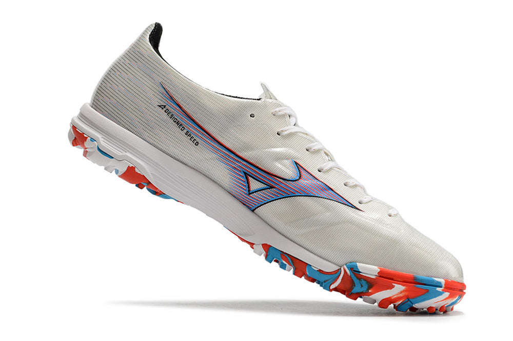 Chuteira Society Mizuno Alpha TF Elite + Brindes