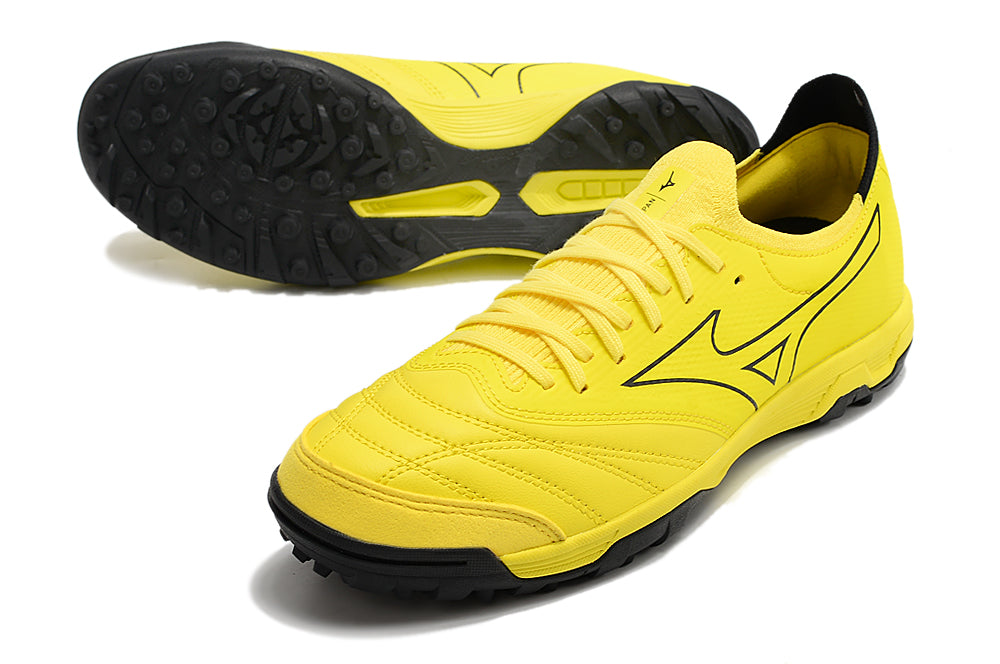 Chuteira Society Mizuno Morelia TF Elite + Brindes