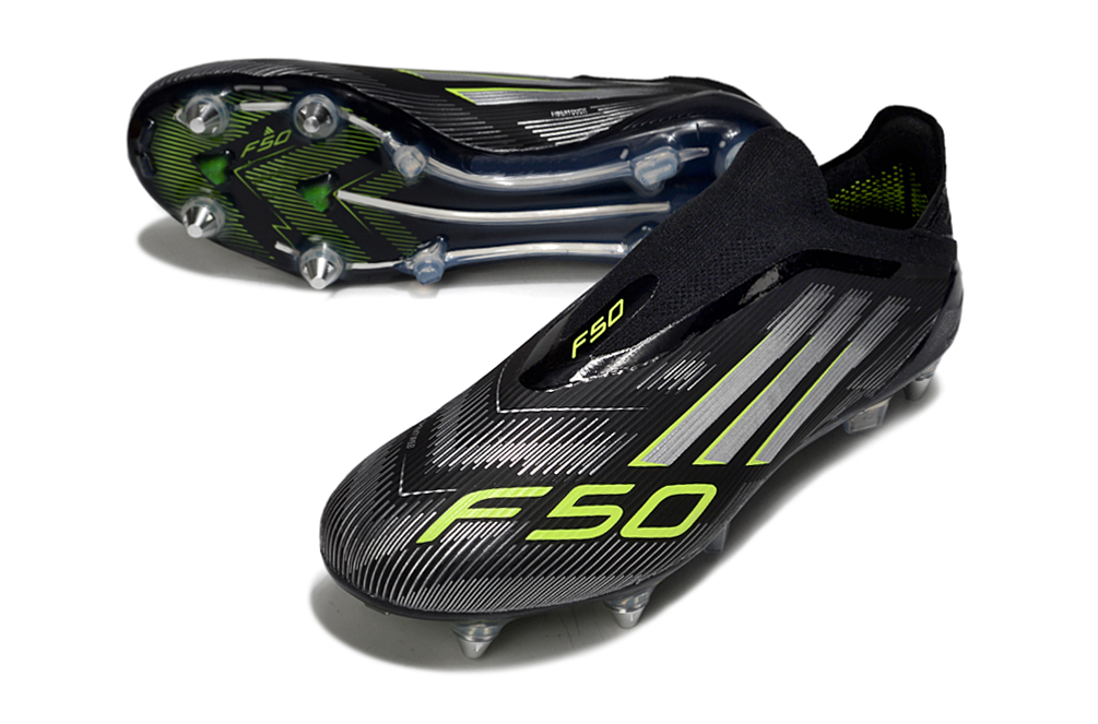 Adidas F50 Elite Laceless SG - Electric Stealth
