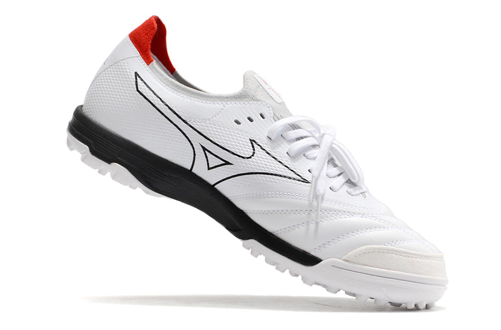 Chuteira Society Mizuno Morelia TF Elite + Brindes