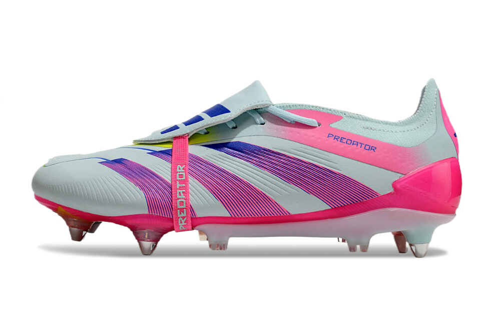 Adidas Predator Elite Tongue SG - Rosa Branco