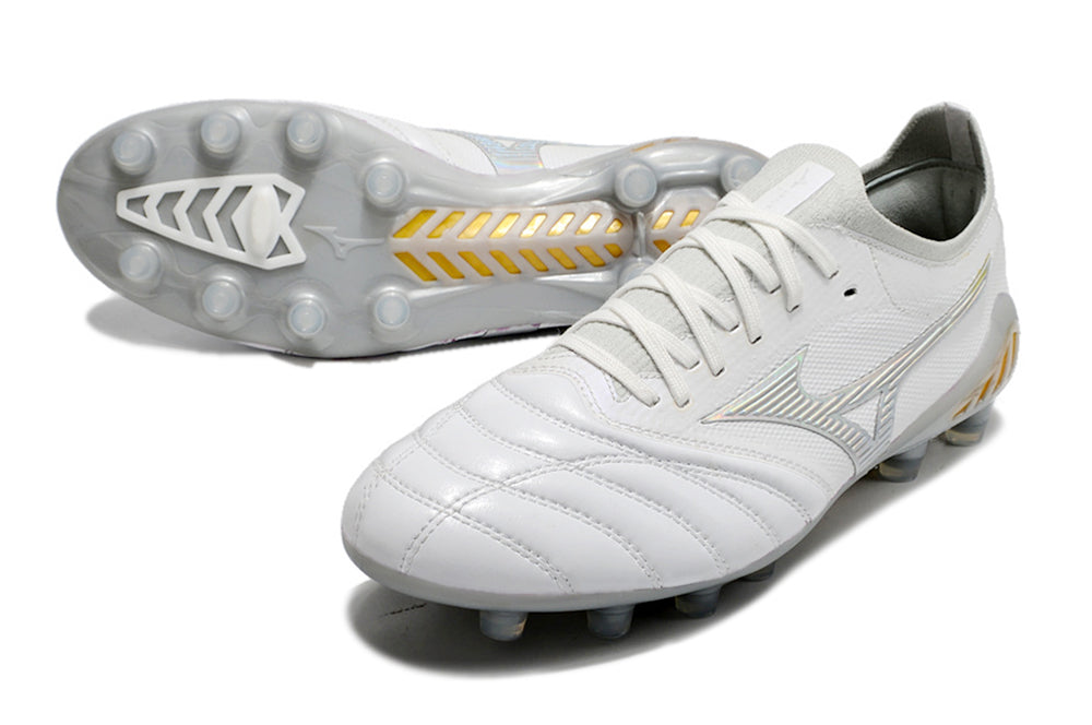 Chuteira Campo Mizuno Morelia Neo FG Elite + Brindes
