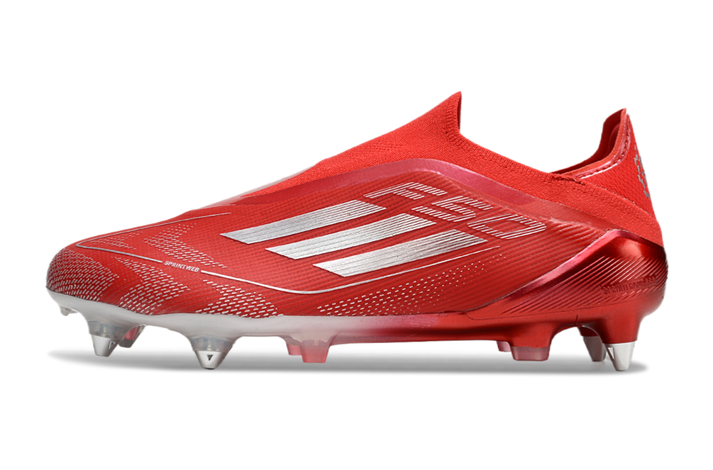 Adidas F50 Elite Laceless SG - Vermelho