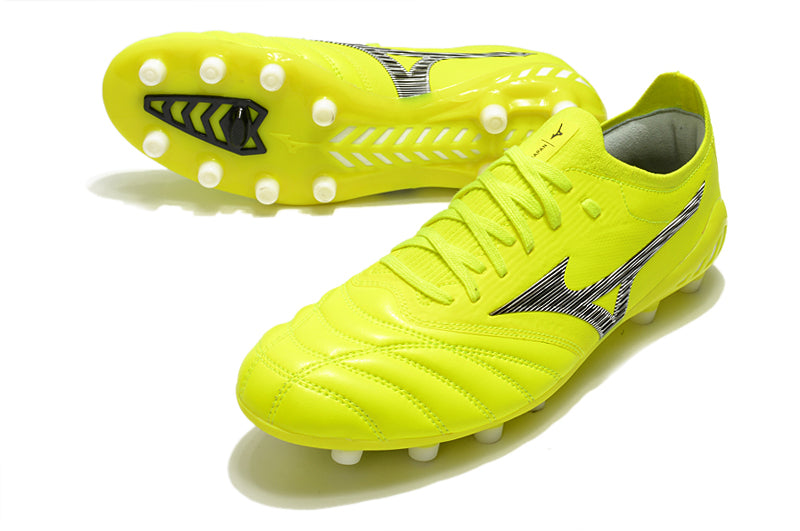 Chuteira Campo Mizuno Morelia Neo FG Elite + Brindes