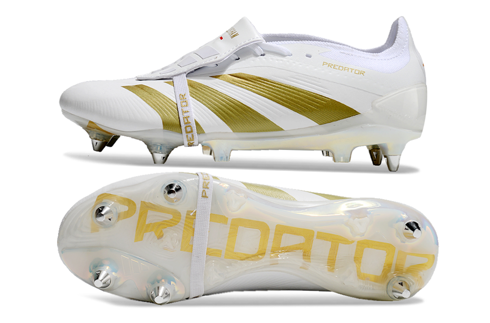 Adidas Predator Elite Tongue SG - Branco Dourado