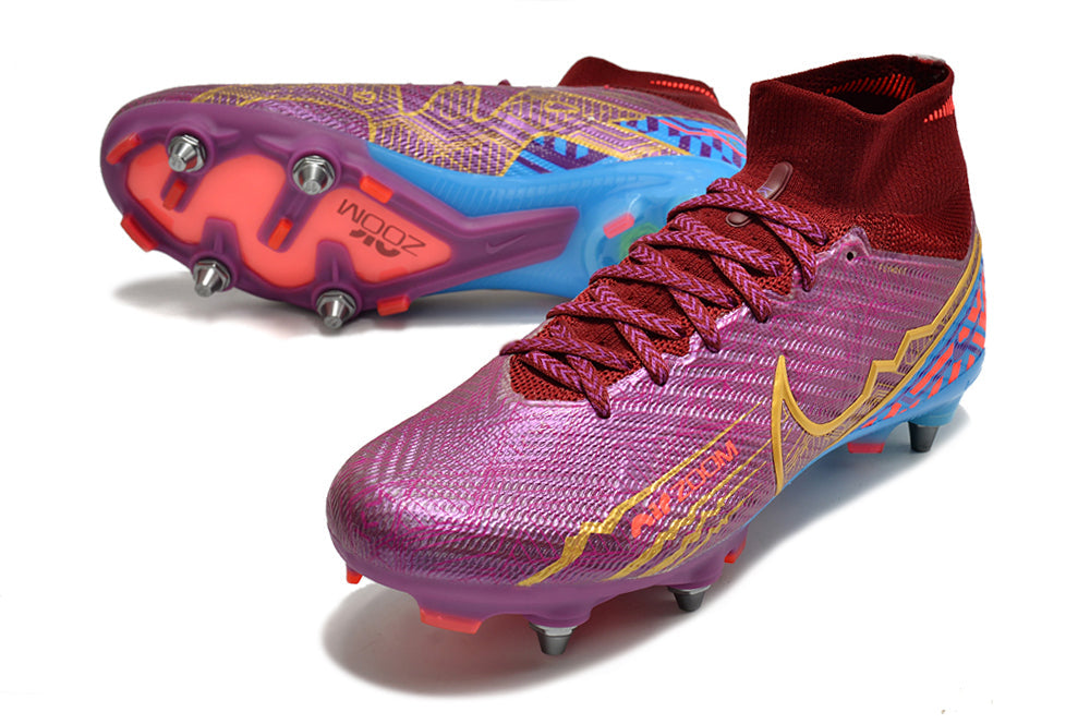 Chuteira Campo Nike Air Zoom Mercurial Superfly 9 SG Elite + Brindes Exclusivos