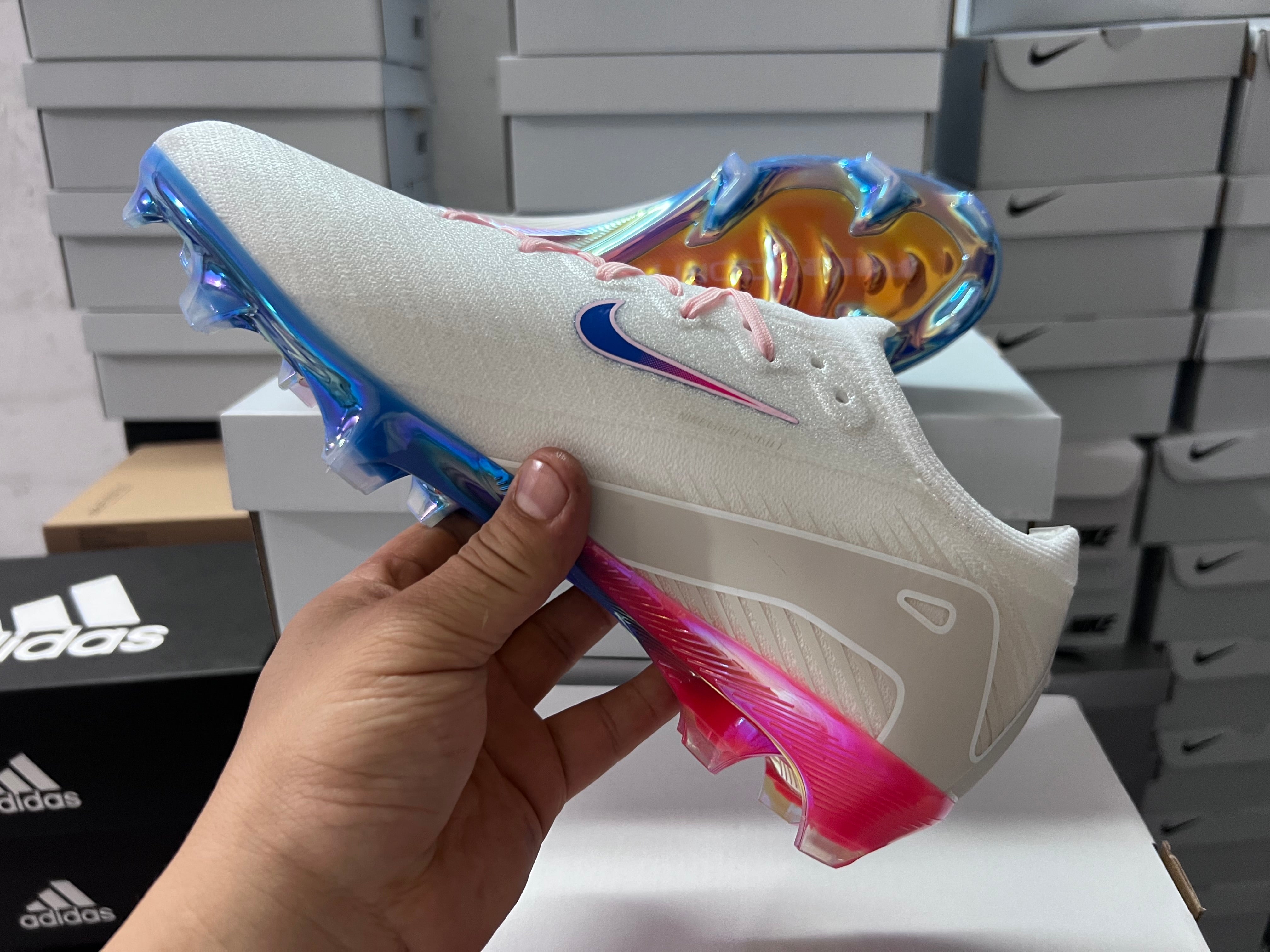 Chuteira Campo Nike Air Zoom Mercurial Vapor 16 Elite + Brindes