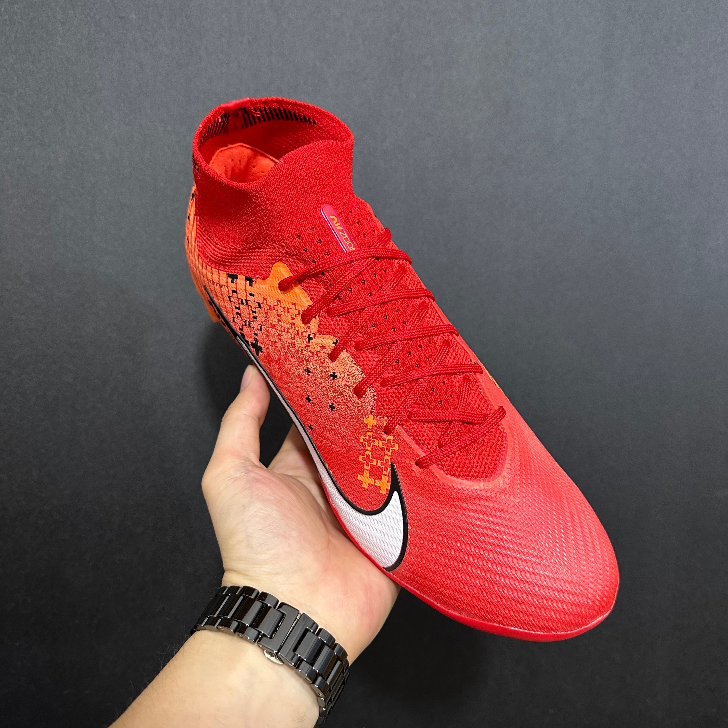 Chuteira Campo Nike Air Zoom Mercurial Superfly 9 Elite + Brindes