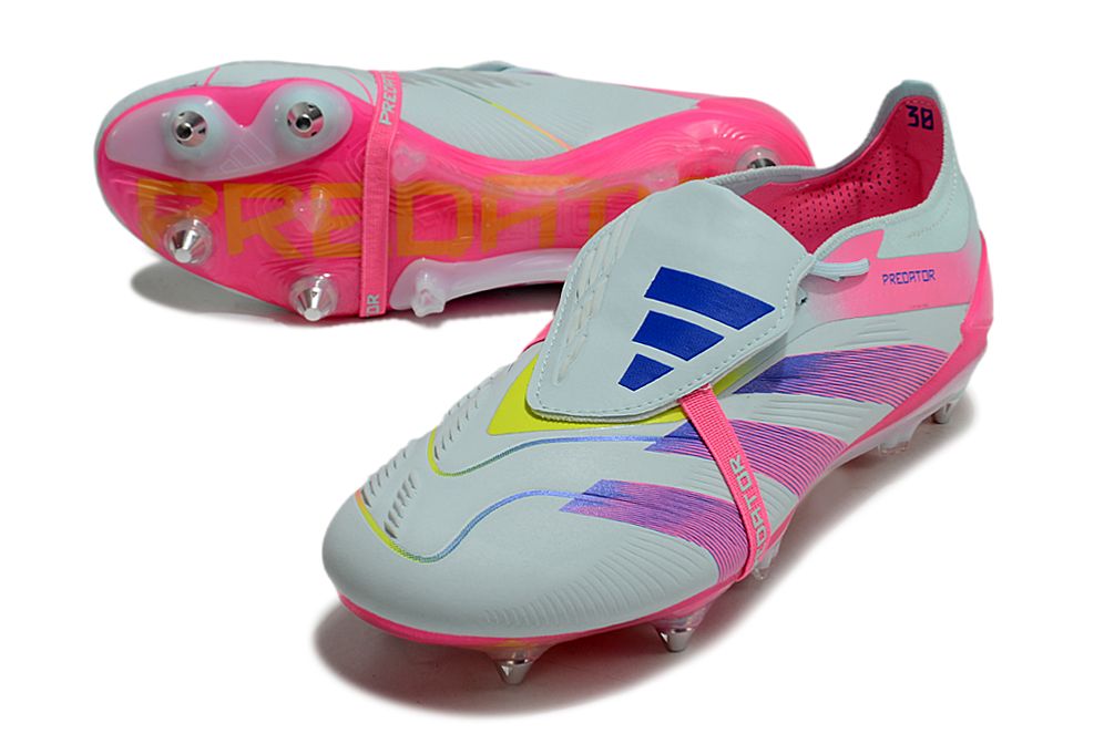 Adidas Predator Elite Tongue SG - Rosa Branco
