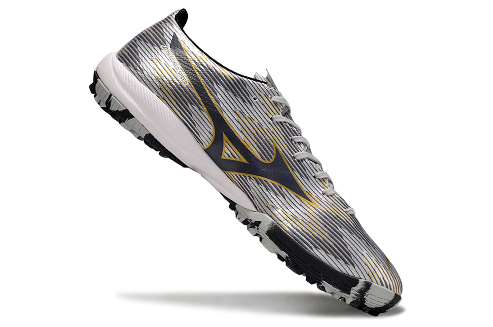 Chuteira Society Mizuno Alpha TF Elite + Brindes