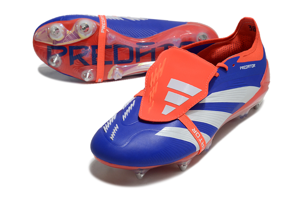 Adidas Predator Elite Tongue SG - Azul Vermelho
