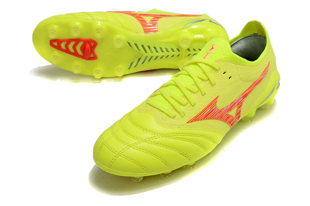 Chuteira Campo Mizuno Morelia Neo 4 Beta FG Elite + Brindes