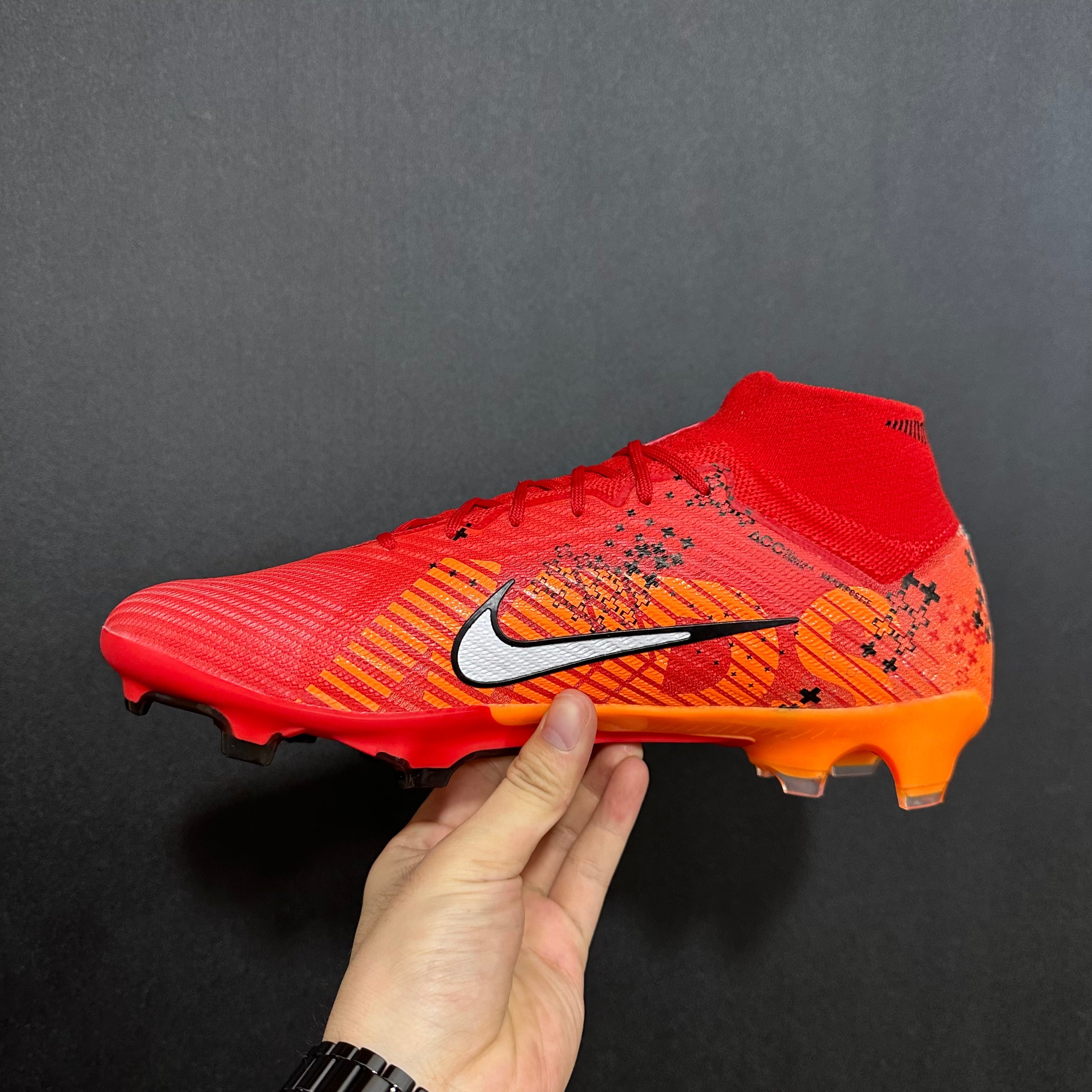 Chuteira Campo Nike Air Zoom Mercurial Superfly 9 Elite + Brindes