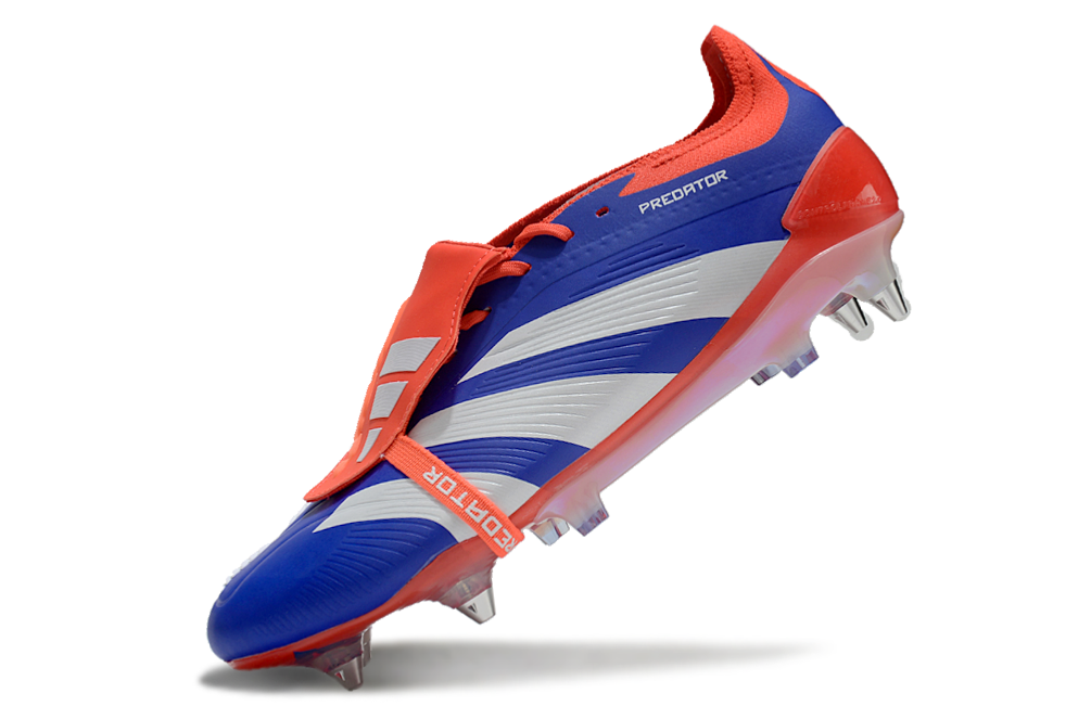 Adidas Predator Elite Tongue SG - Azul Vermelho
