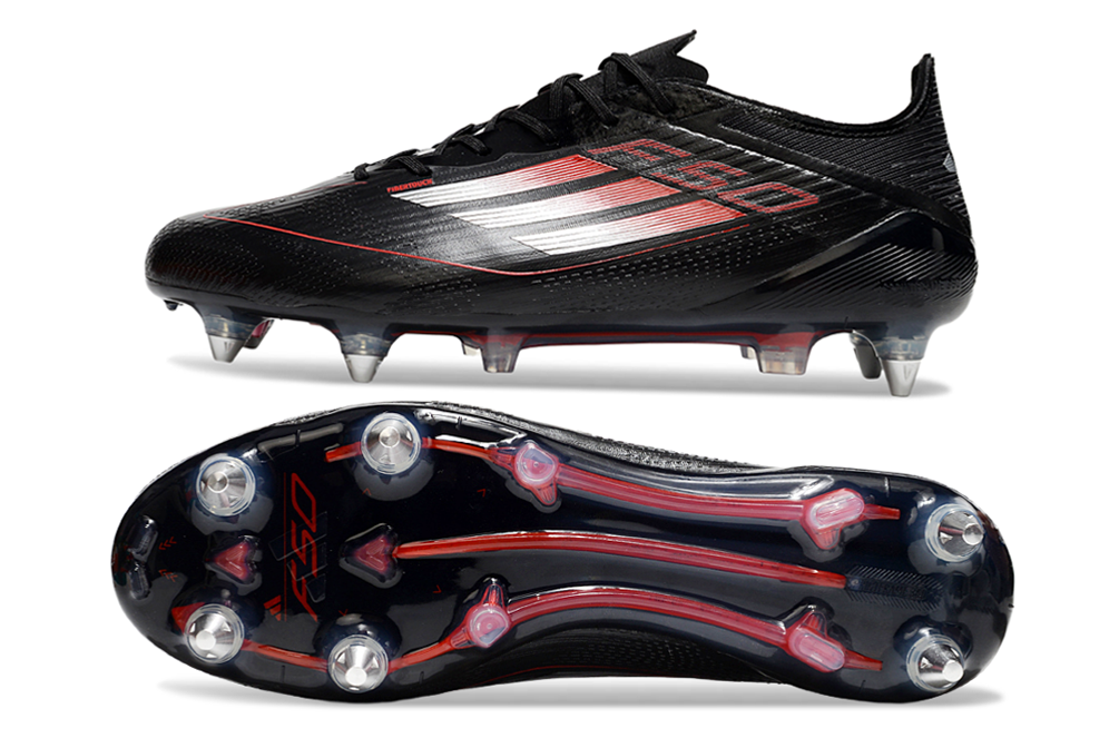 Adidas F50 Elite SG - Preto Vermelho