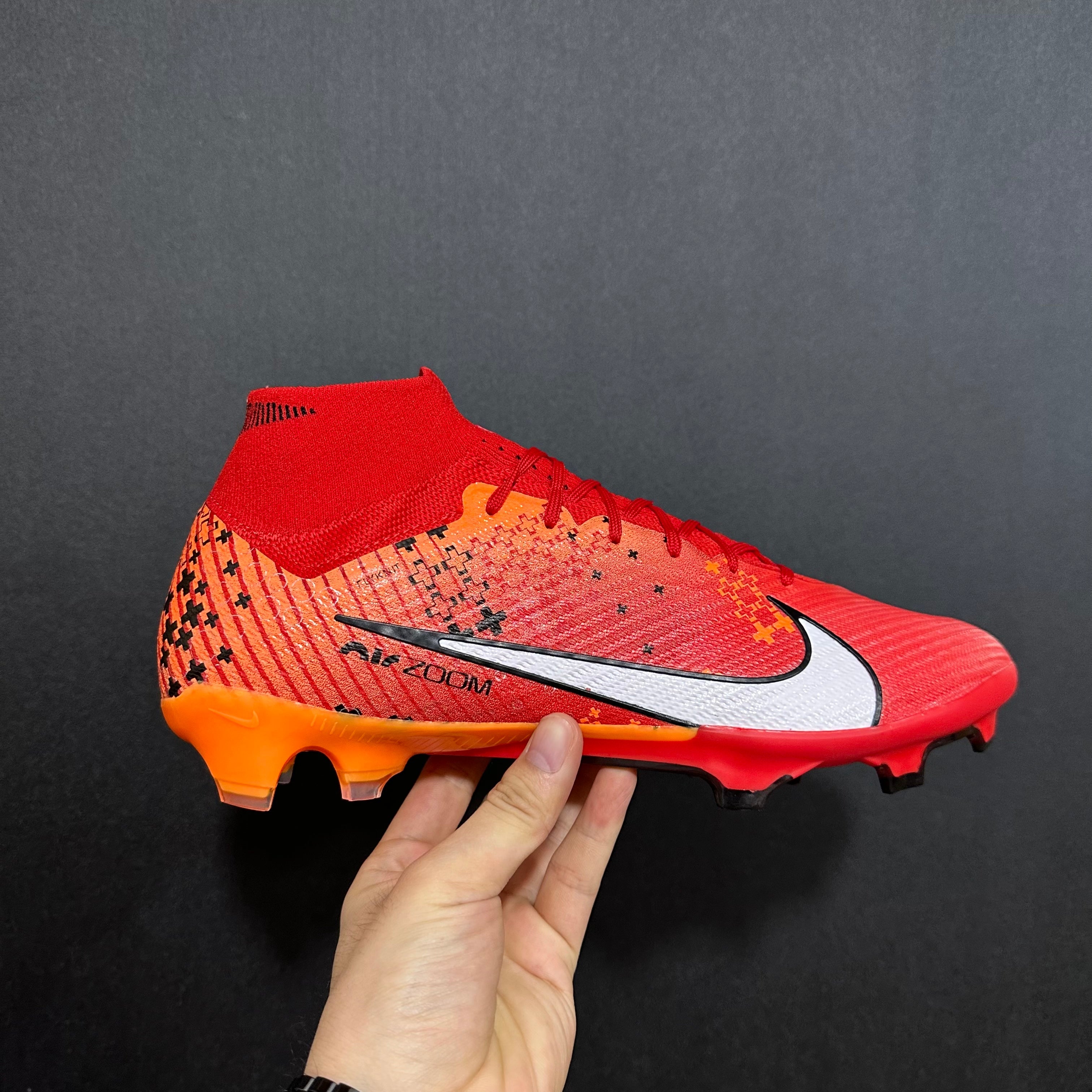 Chuteira Campo Nike Air Zoom Mercurial Superfly 9 Elite + Brindes