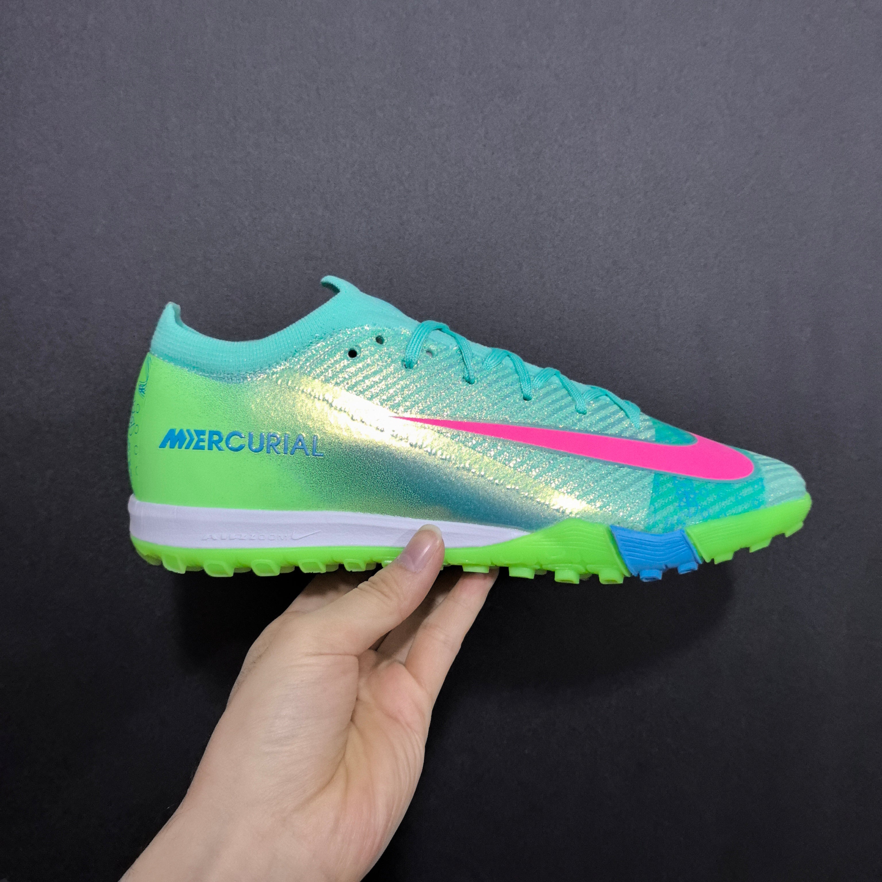 Chuteira Society Nike Air Zoom Mercurial Vapor 16 TF Elite + Brindes