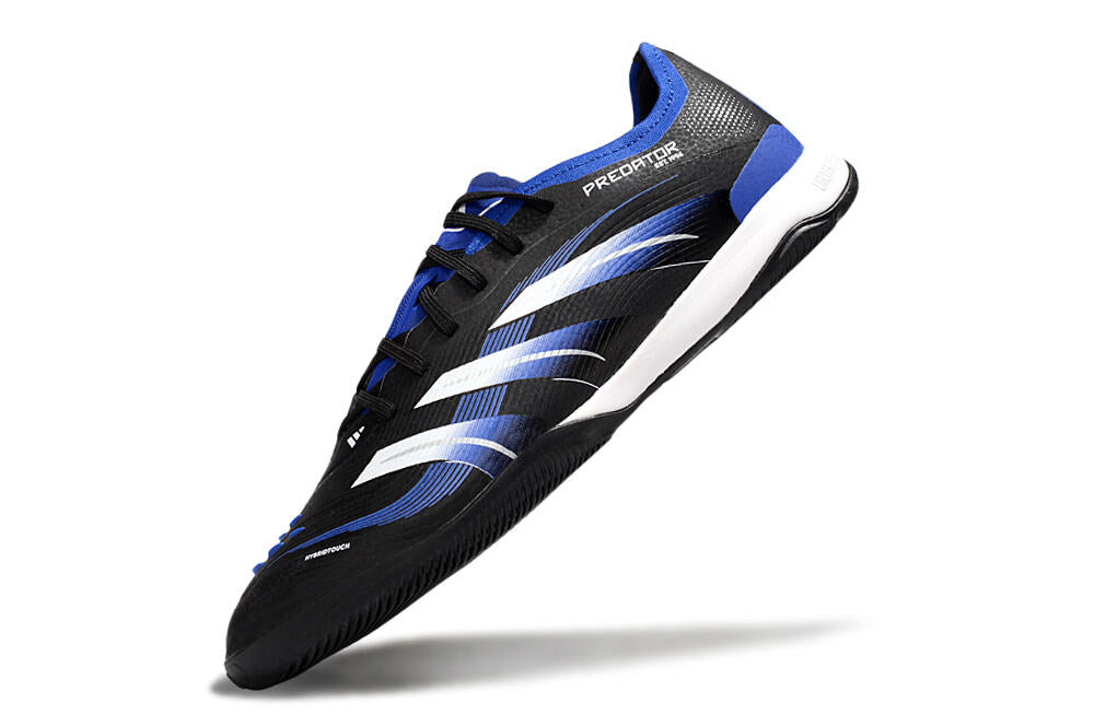 Tênis Futsal Adidas Predator Elite Fold-Over Tongue IC - Preta, Azul e Branca