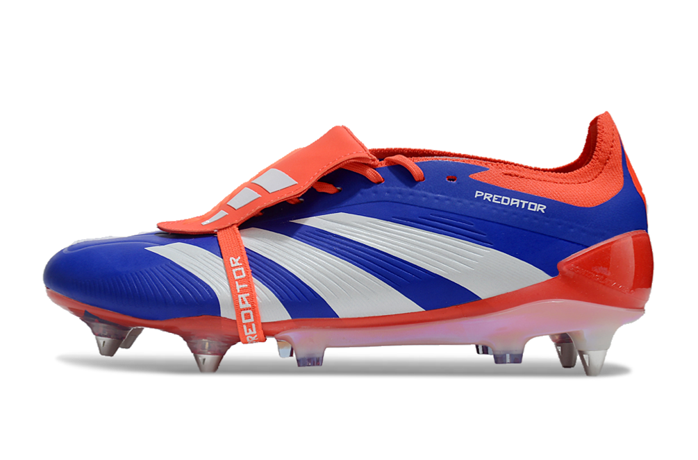 Adidas Predator Elite Tongue SG - Azul Vermelho