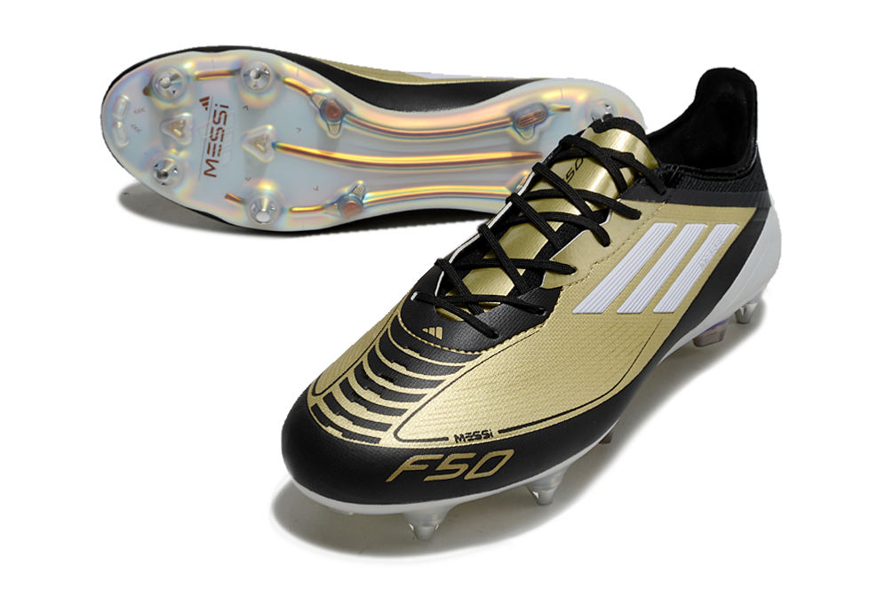 Adidas F50 Elite SG - Preto Dourado