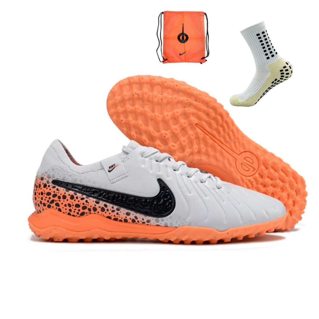 Nike Tiempo Legend X PRO Society - Laranja Cinza