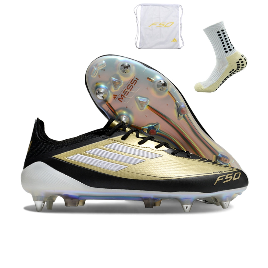 Adidas F50 Elite SG - Preto Dourado