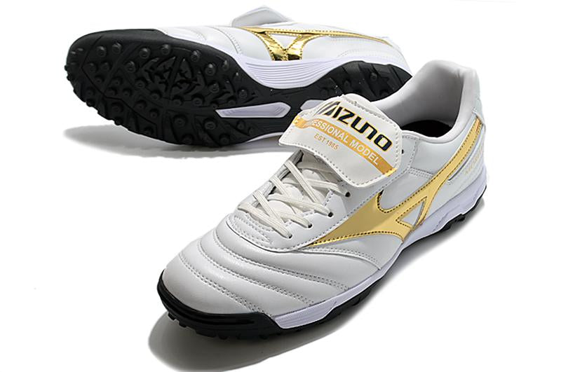 Chuteira Society Mizuno Morelia Sala Classic TF Elite + Brindes