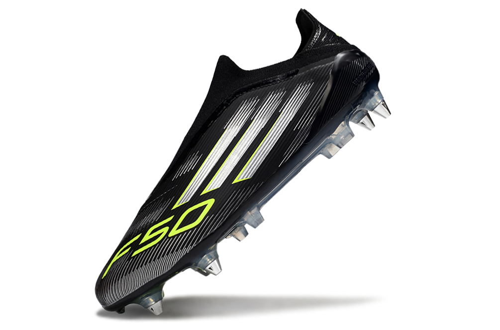 Adidas F50 Elite Laceless SG - Electric Stealth