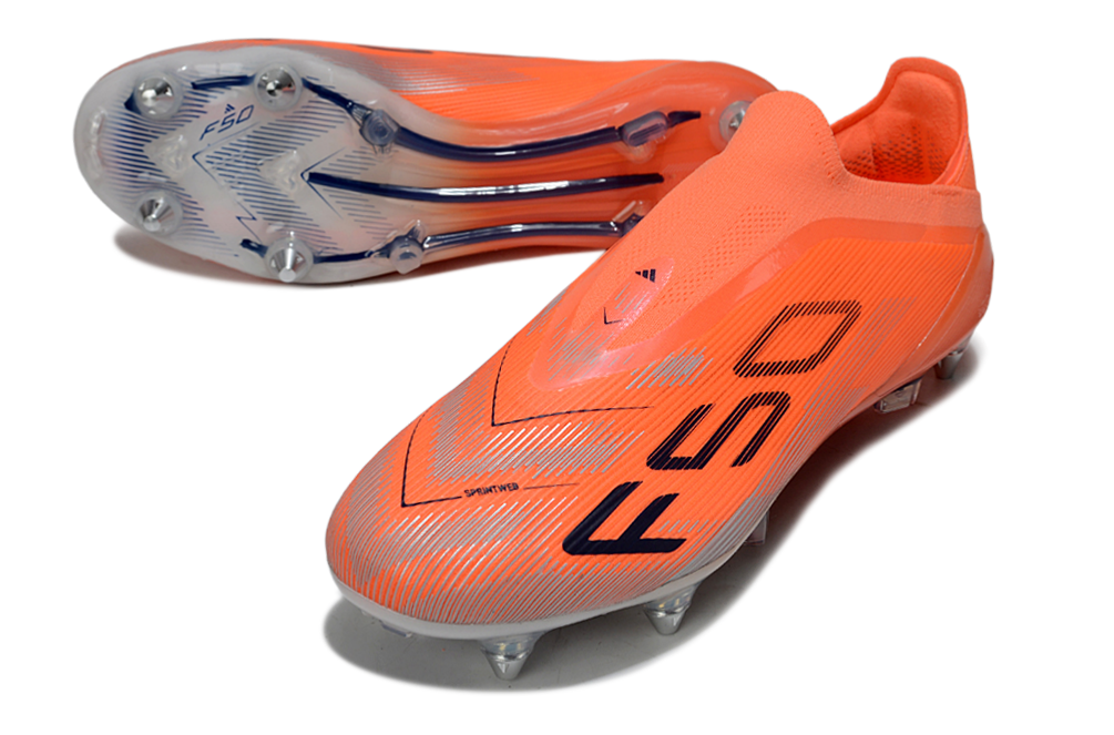 Adidas F50 Elite Laceless SG - Laranja