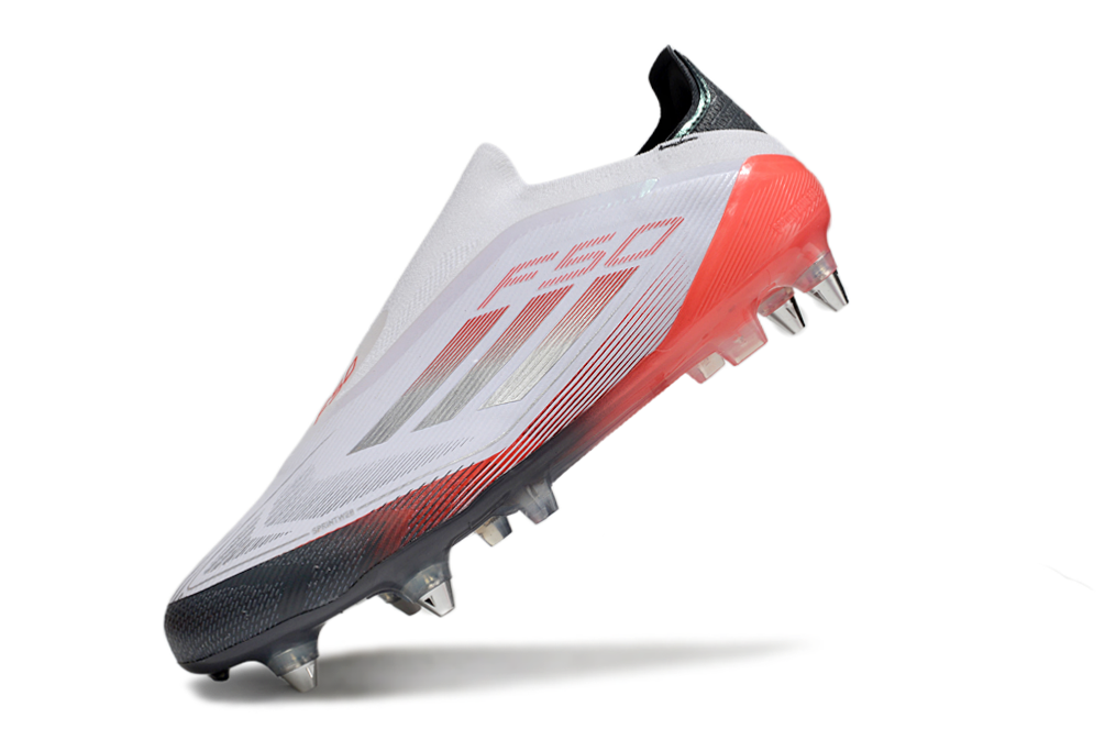 Adidas F50 Elite Laceless SG - Branco Vermelho