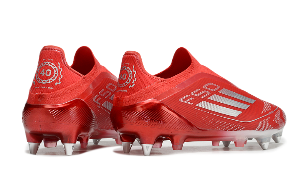 Adidas F50 Elite Laceless SG - Vermelho
