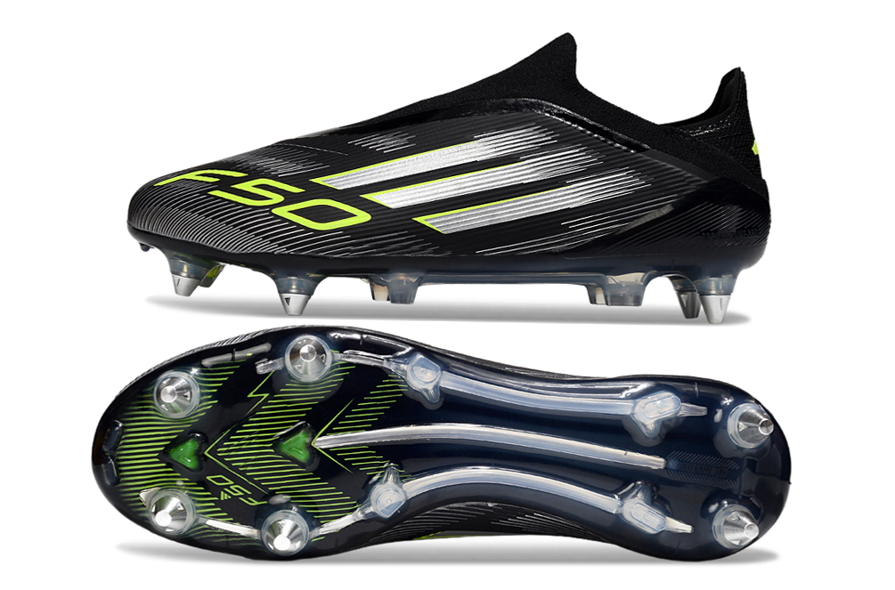 Adidas F50 Elite Laceless SG - Electric Stealth