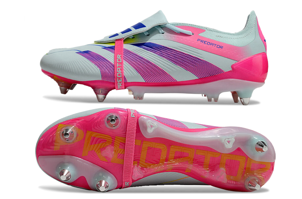 Adidas Predator Elite Tongue SG - Rosa Branco