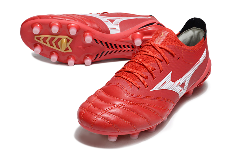 Chuteira Campo Mizuno Morelia Neo 4 Beta FG Elite + Brindes