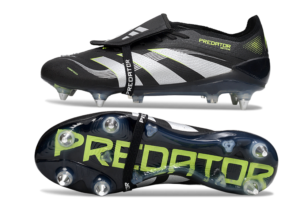 Adidas Predator Elite Tongue SG - Preto Verde
