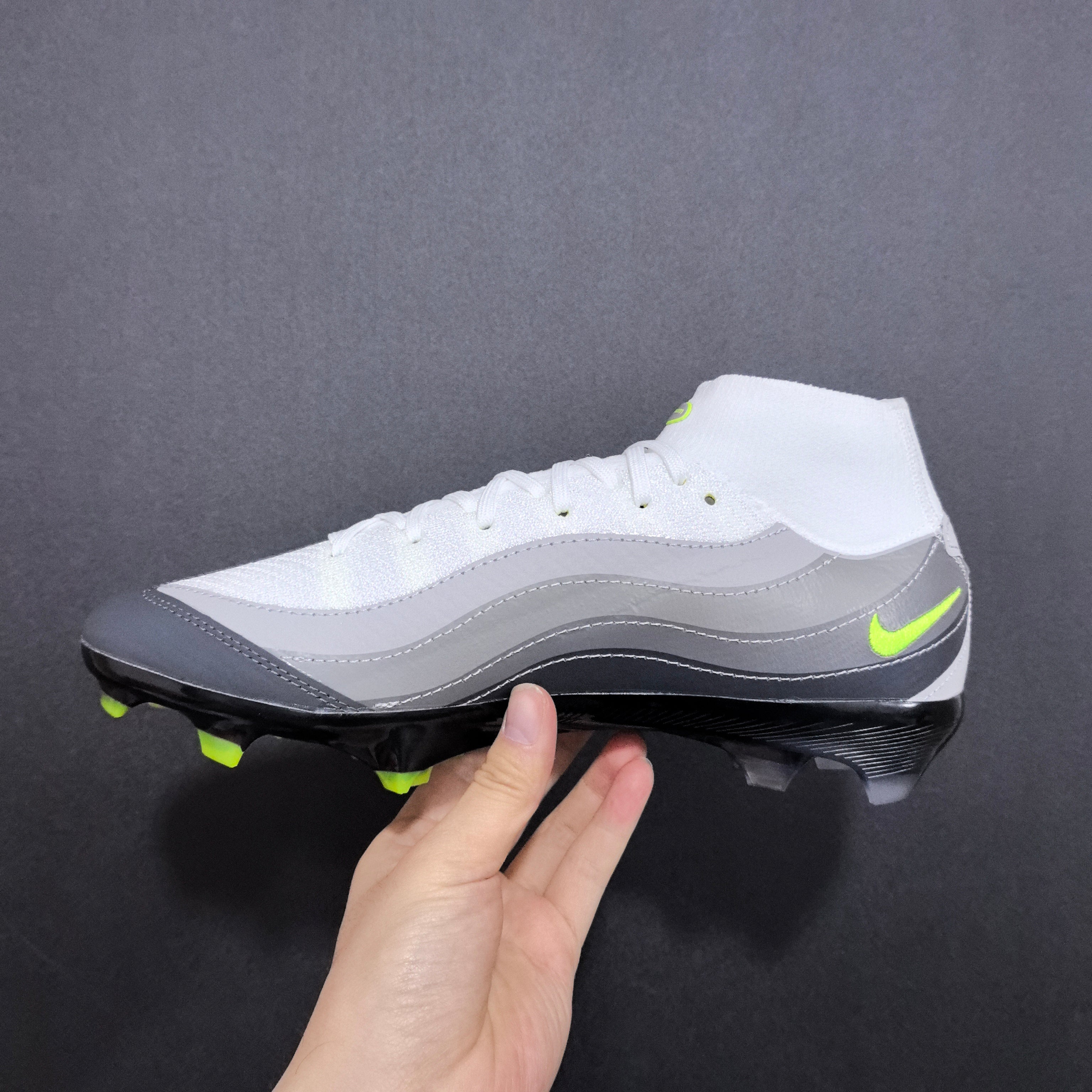 Chuteira Campo Nike Mercurial Superfly 10 Elite Air Max 95 SE + Brindes