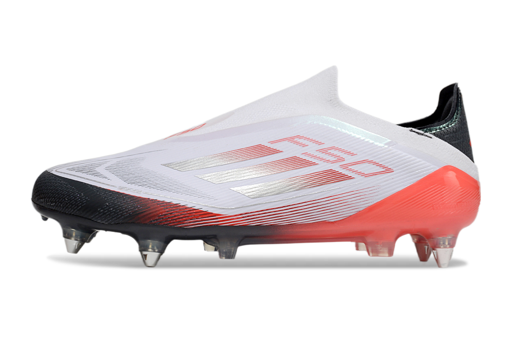 Adidas F50 Elite Laceless SG - Branco Vermelho