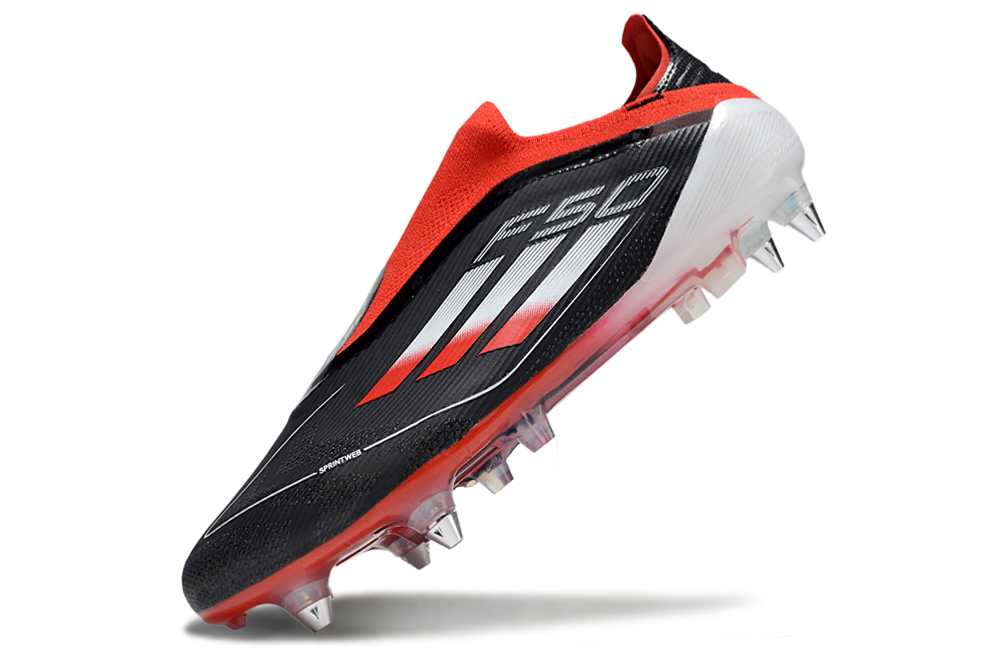 Adidas F50 Elite Laceless SG - Preto Vermelho