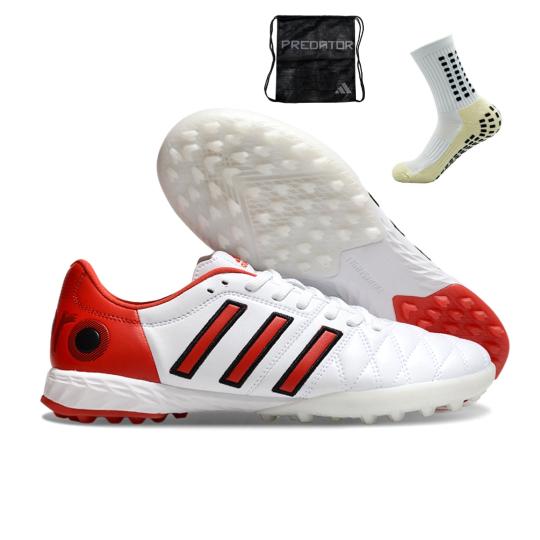 Adidas 11 Pro Society TF - Branco Vermelho