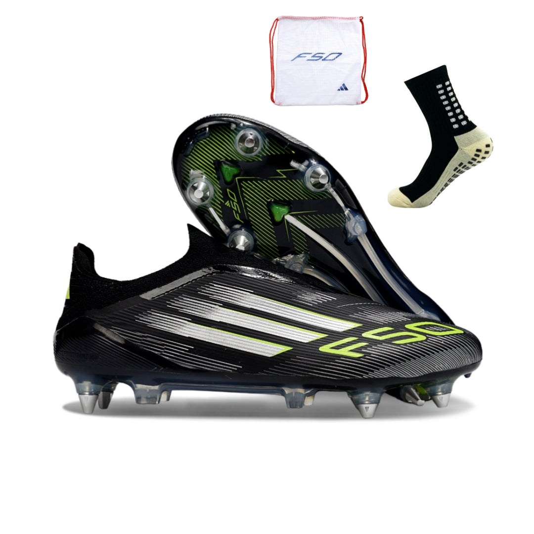 Adidas F50 Elite Laceless SG - Electric Stealth