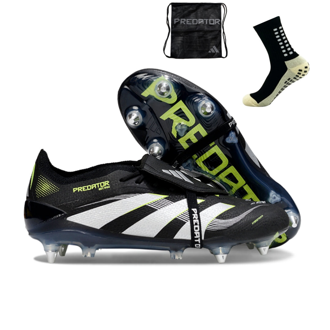 Adidas Predator Elite Tongue SG - Preto Verde